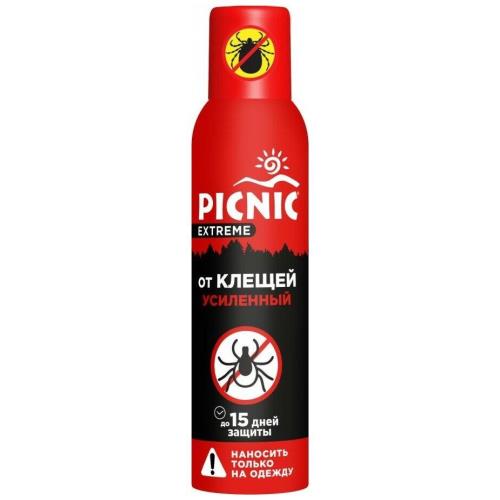 ПИКНИК ЭКСТРИМ АЭРОЗОЛЬ ОТ КЛЕЩЕЙ И КОМАРОВ 150 мл