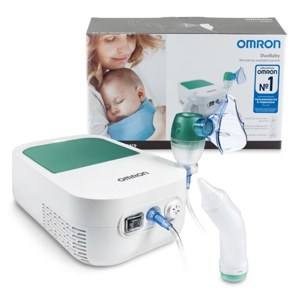ОМРОН (OMRON) ИНГАЛЯТОР КОМПРЕССОРНЫЙ ДЕТСКИЙ NE-C301-RU DuoBaby