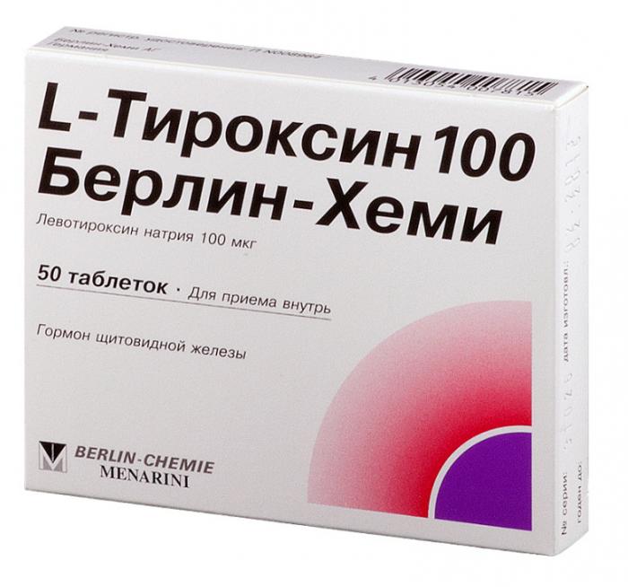 L-ТИРОКСИН БЕРЛИН-ХЕМИ табл. 100 мкг №50
