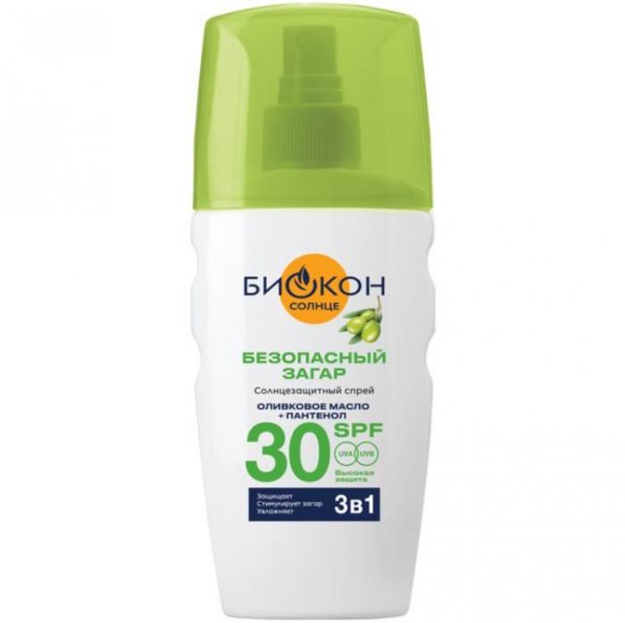 БИОКОН СПРЕЙ СОЛНЦЕЗАЩИТНЫЙ 160 мл SPF30 водост.