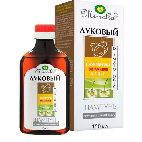 МИРРОЛЛА ЛУКОВЫЙ ШАМПУНЬ 150 мл с витаминами