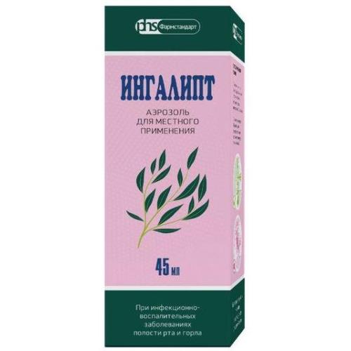 ИНГАЛИПТ ФАРМСТАНДАРТ аэр. д/местн. примен. баллон 45 мл