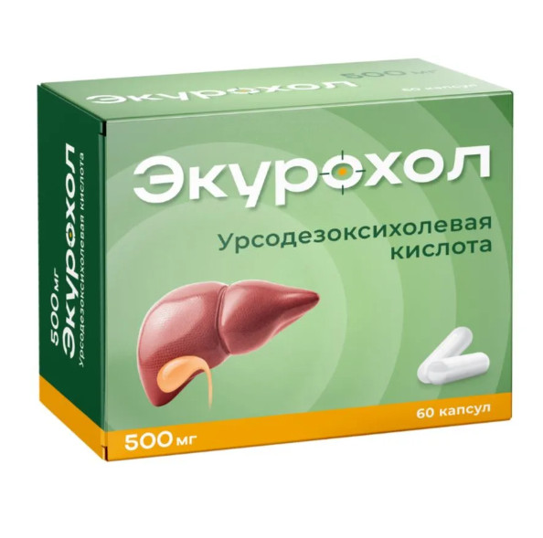 ЭКУРОХОЛ капс. 500 мг №60