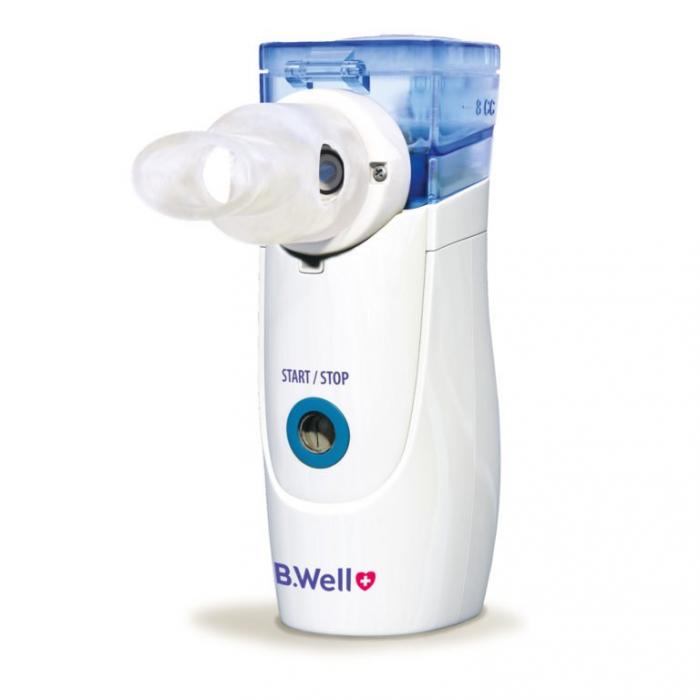 БИ ВЕЛЛ (B.WELL) ИНГАЛЯТОР ЭЛЕКТРОННО-СЕТЧАТЫЙ WN-114 без адаптера