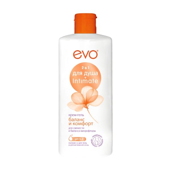 АВАНТА ЭВО КРЕМ-ГЕЛЬ ДЛЯ ДУША И ИНТИМ. ГИГИЕНЫ 400 мл баланс и комфорт