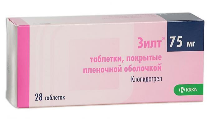 ЗИЛТ табл. п/о плен. 75 мг №28