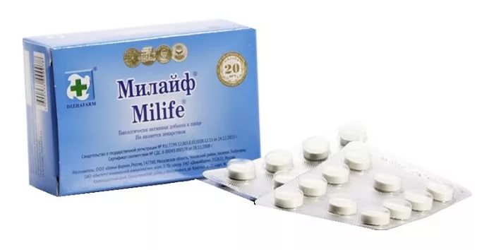 МИЛАЙФ табл. 0,5 г №30