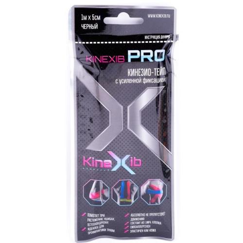 БИНТ КИНЕЗИО-ТЕЙП KINEXIB PRO черный 5см х 1м