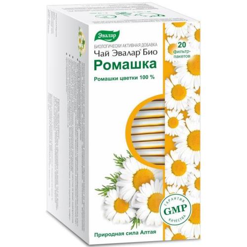 ЧАЙ БИО ЭВАЛАР РОМАШКА ЦВЕТКИ ф/п №20
