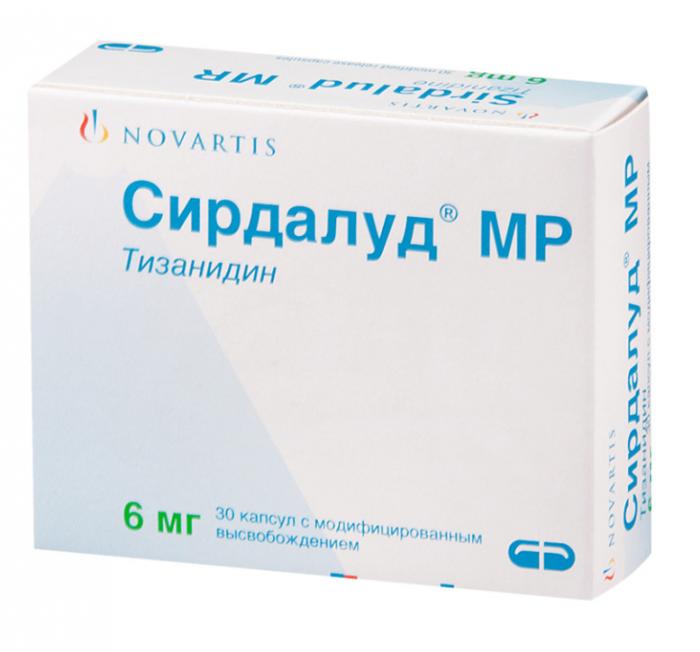 СИРДАЛУД МР капс. с модиф. высв. 6 мг №30