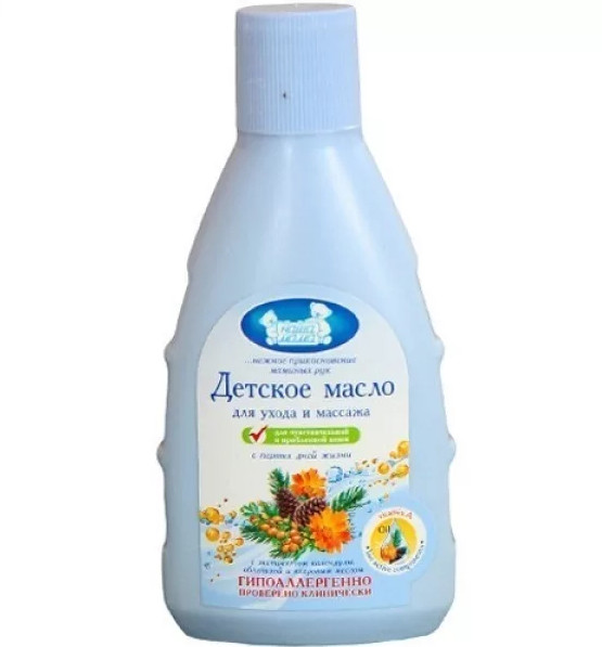 НАША МАМА МАСЛО ДЛЯ МАССАЖА ДЕТСКОЕ 125 мл для чувствит. кожи