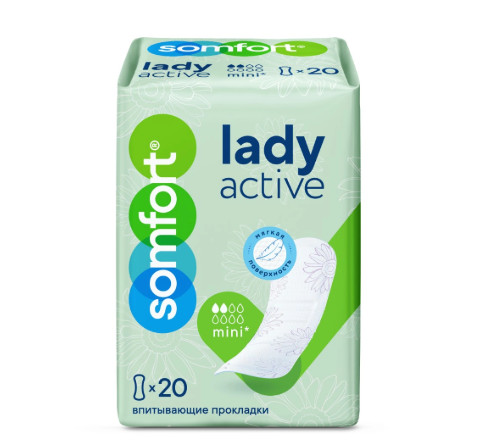SOMFORT ПРОКЛАДКИ ПРИ НЕДЕРЖАНИИ LADY ACTIVE мини №20