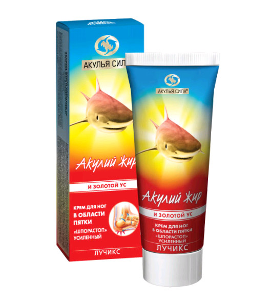 АКУЛИЙ ЖИР ЗОЛОТОЙ УС крем для ног 75 мл