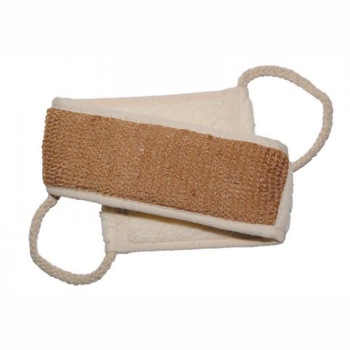 БЬЮТИ СТИЛЬ МОЧАЛКА натур. пояс из люфы темная 58711