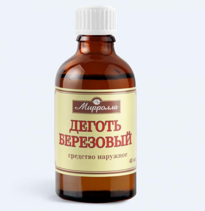МАСЛО КОСМЕТИЧЕСКОЕ ДЕГОТЬ БЕРЕЗОВЫЙ МИРРОЛЛА 40 мл