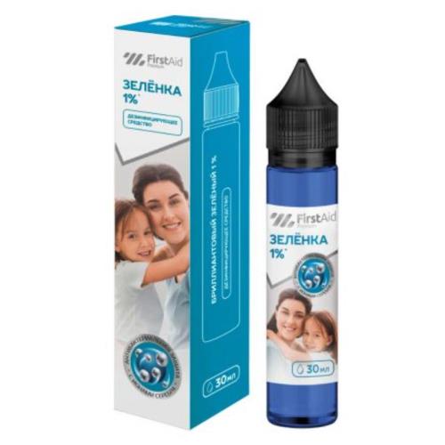 ФЕРСТЭЙД ПРЕМИУМ БРИЛЛИАНТОВЫЙ ЗЕЛЕНЫЙ р-р наруж. актив с ионами серебра 30 мл