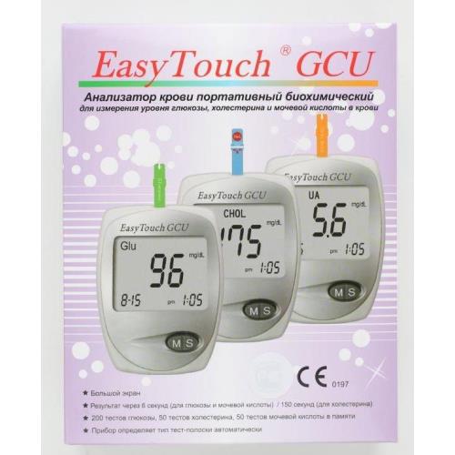 ИЗИ ТАЧ АНАЛИЗАТОР КРОВИ GCU глюкоза/холестерин/мочевая кислота