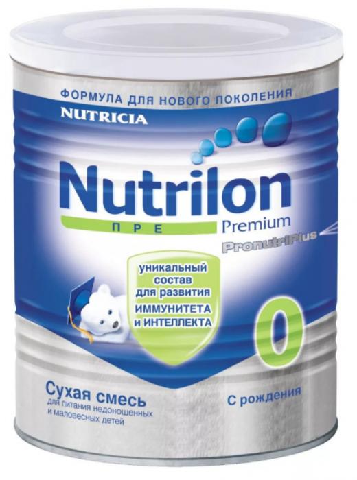НУТРИЛОН ПРЕ 0 СМЕСЬ СУХАЯ МОЛОЧНАЯ для недонош.детей 400 гр
