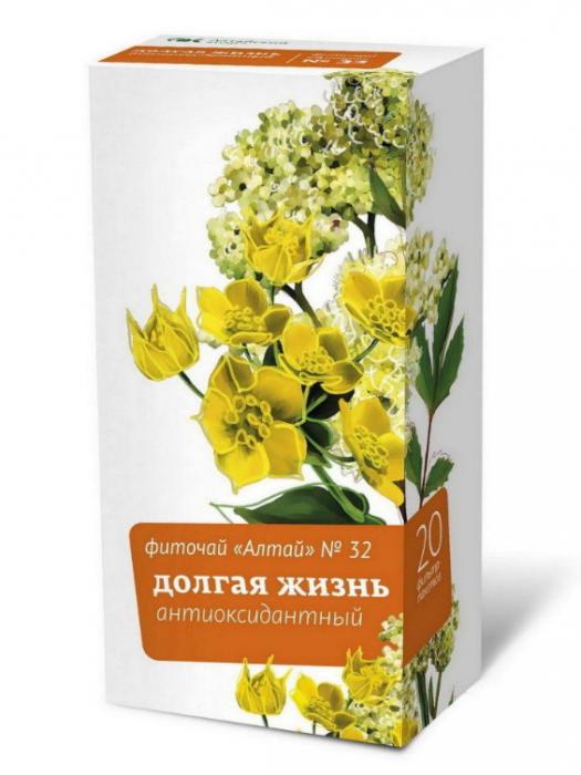 ФИТОЧАЙ АЛТАЙ №32 долгая жизнь ф/п №20