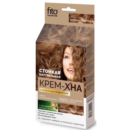 ФИТОКОСМЕТИК КРЕМ-ХНА ДЛЯ ВОЛОС 50 мл натуральн.русый