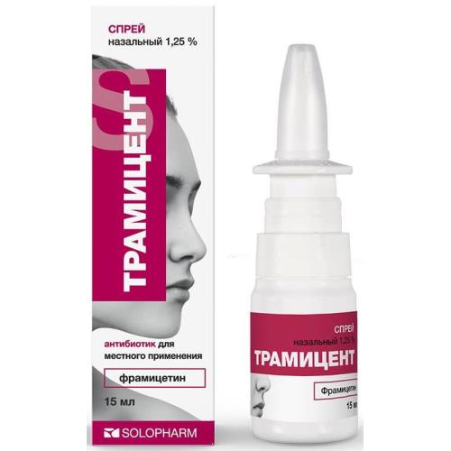 ТРАМИЦЕНТ спрей назал. 1,25 % 15 мл ***