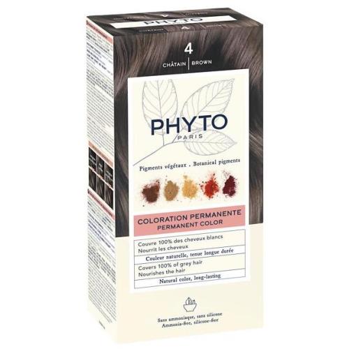 ФИТО (PHYTO) КРЕМ-КРАСКА ДЛЯ ВОЛОС 50 мл тон 4 шатен