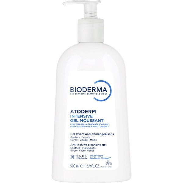 БИОДЕРМА (BIODERMA) АТОДЕРМ ИНТЕНСИВ ГЕЛЬ-МУСС ДЛЯ УМЫВАНИЯ 500 мл