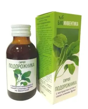 ПОДОРОЖНИК сироп фл. 100 мл