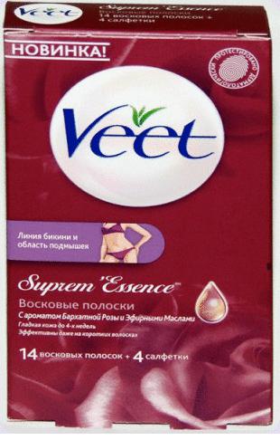 VEET ПОЛОСКИ ВОСКОВЫЕ ДЛЯ ДЕПИЛЯЦИИ линии бикини и область подмышек №14