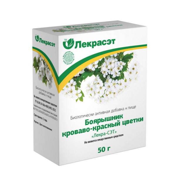 ФИТОЧАЙ БОЯРЫШНИК ЦВЕТКИ 50 гр