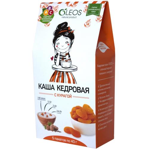 ОЛЕОС КАША КЕДРОВАЯ курага 40 гр №5