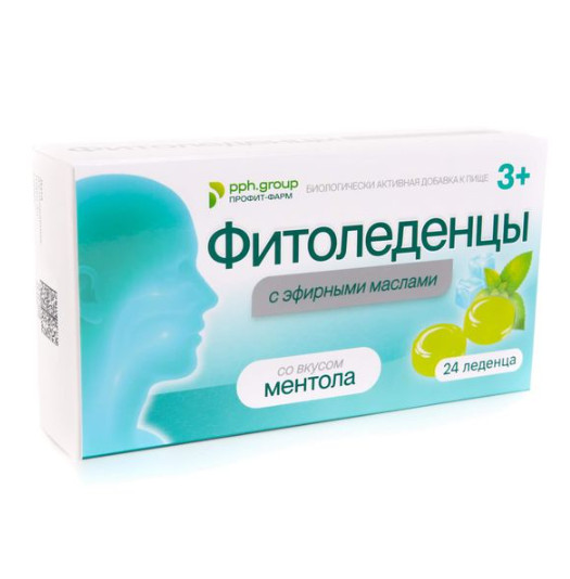 ФИТОЛЕДЕНЦЫ пастилки ментол №24