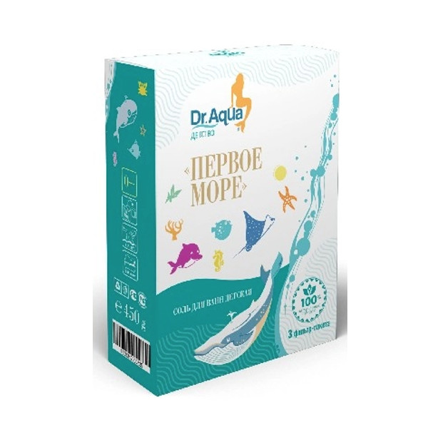 СОЛЬ ДЛЯ ВАНН ДЕТСКАЯ 450 гр природная натуральная