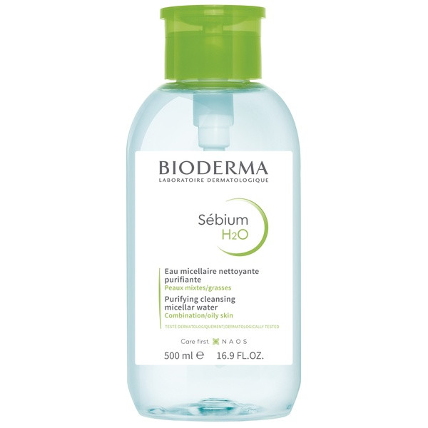 БИОДЕРМА (BIODERMA) СЕБИУМ ВОДА МИЦЕЛЛЯРНАЯ 500 мл очищающ.