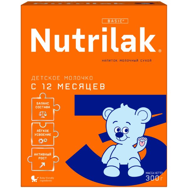 НУТРИЛАК СМЕСЬ СУХАЯ МОЛОЧНАЯ-3 300 гр
