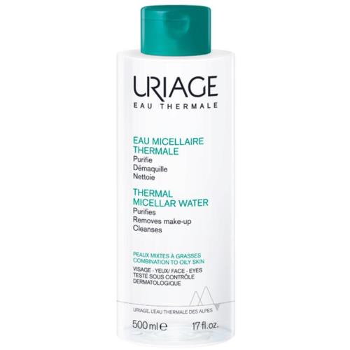 УРЬЯЖ (URIAGE) ВОДА МИЦЕЛЛЯРНАЯ 500 мл для жирной и комбин. кожи