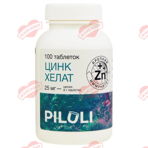 PILULI ЦИНКА ХЕЛАТ табл. №100