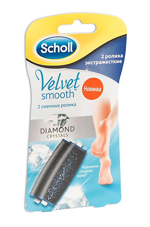 ШОЛЛ (SCHOLL) VELVET SMOOTH НАСАДКА СМЕН. ДЛЯ РОЛИК. ПИЛКИ экстра жесткая №2