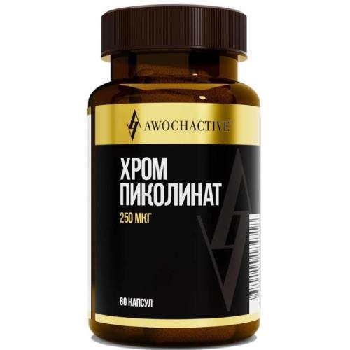 Изображение товара AWOCHACTIVE ПИКОЛИНАТ ХРОМА 60 капсул - поддержка обмена веществ и иммунитета