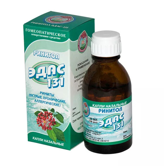 Изображение товара ЭДАС-131 (РИНИТОЛ) капли в нос фл. 15 мл
