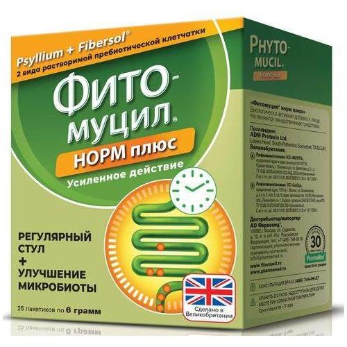 Изображение товара ФИТОМУЦИЛ НОРМ ПЛЮС пор. внутр. пак. №25