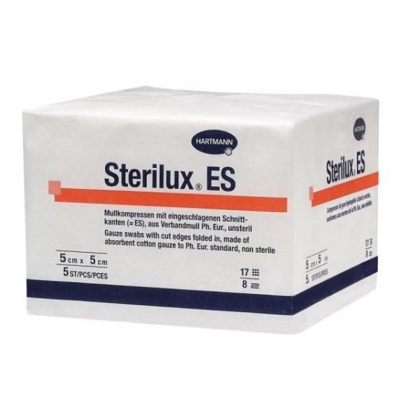 САЛФЕТКИ STERILUX ES STERIL ХАРТМАНН 5см х 5см №5