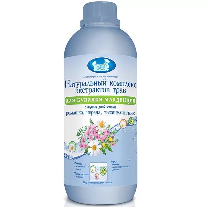 НАША МАМА ТРАВЯНОЙ СБОР Д/КУПАНИЯ 500 мл ромашка/череда/тысячилетник
