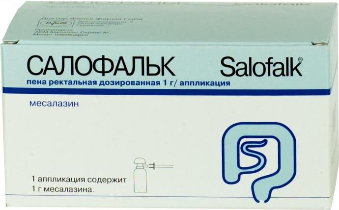 Изображение товара Салофальк пен ректальная 7 доз для лечения язвенного колита