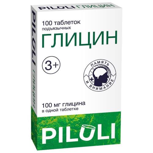 PILULI ГЛИЦИН табл. подъязычные №100