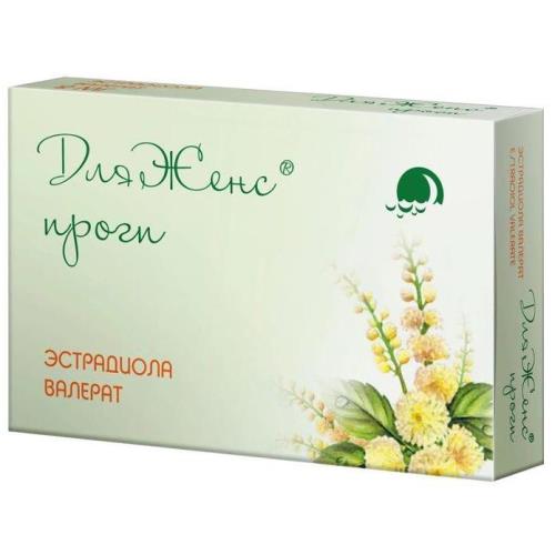 Изображение товара ДляЖенс проги 2 мг таблетки №21 для менопаузальной гормональной терапии