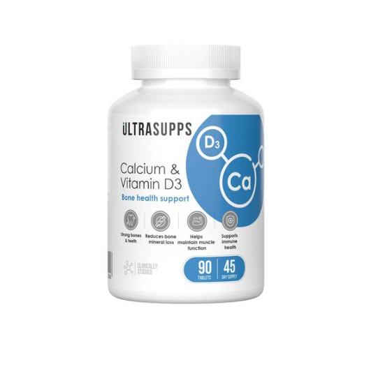 Изображение товара ULTRASUPPS КАЛЬЦИЙ+ВИТАМИН D3 табл. №90
