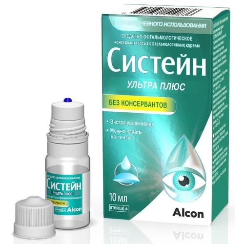 СИСТЕЙН УЛЬТРА р-р офтальмологич. без консервантов фл.- кап. 10 мл