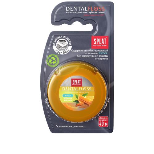 СПЛАТ ДЕНТАЛ ФЛОСС ЗУБНАЯ НИТЬ 40 м апельсин/корица