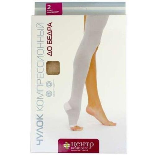 ЧУЛОК КОМПРЕССИОННЫЙ ДО БЕДРА р.1
